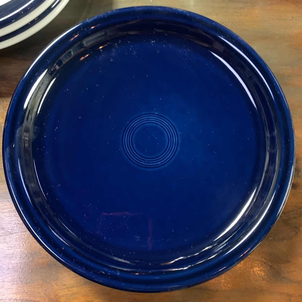 Fiestaware 10.5” Blue (twilight) Bistro Coup Dinner Plate (Single)